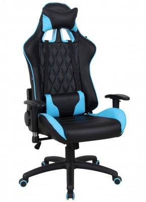 Кресло компьютерное BRABIX "GT Master GM-110" (черное/голубое) 531928 в Сысерти - sysert.mebel-74.com | фото