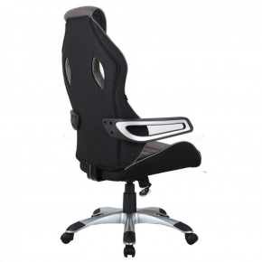Кресло компьютерное BRABIX Techno GM-002 (ткань) черное/серое, вставки белые (531815) в Сысерти - sysert.mebel-74.com | фото