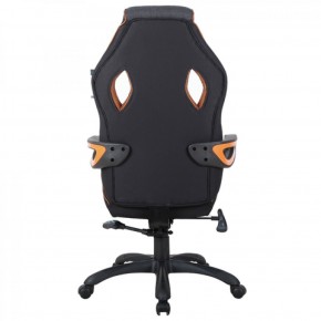 Кресло компьютерное BRABIX Techno Pro GM-003 (ткань черное/серое, вставки оранжевые) 531813 в Сысерти - sysert.mebel-74.com | фото