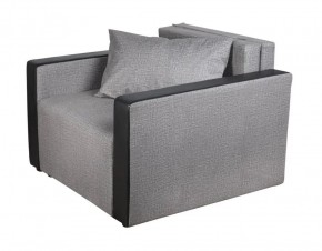 Кресло-кровать Милена с подлокотниками (серый) Велюр в Сысерти - sysert.mebel-74.com | фото