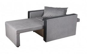 Кресло-кровать Милена с подлокотниками (серый) Велюр в Сысерти - sysert.mebel-74.com | фото