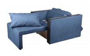 Кресло-кровать Милена с подлокотниками (синий) Велюр в Сысерти - sysert.mebel-74.com | фото