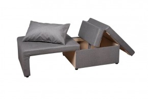Кресло-кровать Милена (серый) Велюр в Сысерти - sysert.mebel-74.com | фото