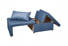 Кресло-кровать Милена (синий) Велюр в Сысерти - sysert.mebel-74.com | фото