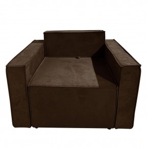 Кресло-кровать Принц КК1-ВК (велюр коричневый) в Сысерти - sysert.mebel-74.com | фото
