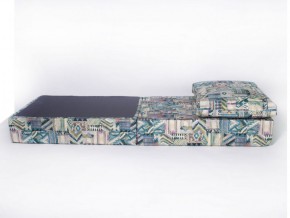 Кресло-кровать-пуф бескаркасное Окта (Велюр принт 2) в Сысерти - sysert.mebel-74.com | фото