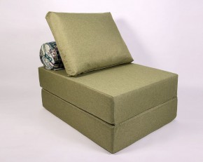 Кресло-кровать-пуф бескаркасное Прайм (Оливковый) в Сысерти - sysert.mebel-74.com | фото