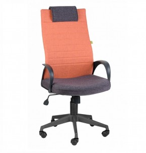 Кресло Квест HOME (Ткань КФ-28/КФ-13) оранжевый-сливовый в Сысерти - sysert.mebel-74.com | фото