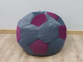 Кресло-мешок Мяч S (Shaggy Grafit-Shaggy Wine) в Сысерти - sysert.mebel-74.com | фото