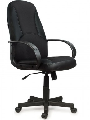 Кресло офисное BRABIX "City EX-512" (кожзам черный, ткань черная) 531407 в Сысерти - sysert.mebel-74.com | фото