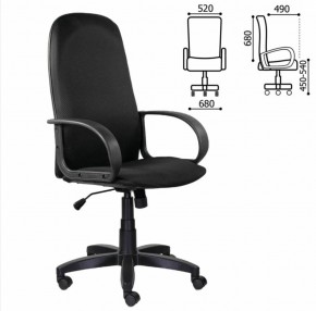 Кресло офисное BRABIX "Praktik EX-279" (ткань JP/кожзам, черное) 532019 в Сысерти - sysert.mebel-74.com | фото