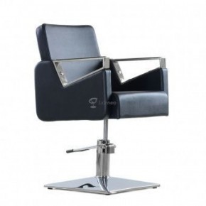 Кресло парикмахерское Barneo 6300V5 черное в Сысерти - sysert.mebel-74.com | фото