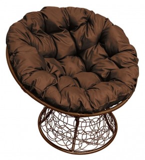 Кресло "ПАПАСАН" ротанг (каркас коричневый) в Сысерти - sysert.mebel-74.com | фото