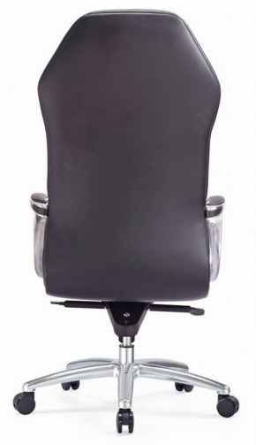 Кресло руководителя Бюрократ _AURA/BLACK черный в Сысерти - sysert.mebel-74.com | фото