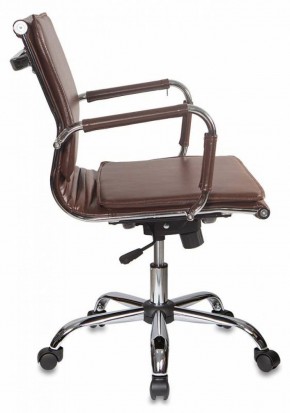 Кресло руководителя Бюрократ CH-993-LOW/BROWN коричневый в Сысерти - sysert.mebel-74.com | фото