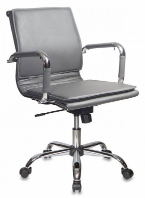 Кресло руководителя Бюрократ CH-993-LOW/GREY серый в Сысерти - sysert.mebel-74.com | фото