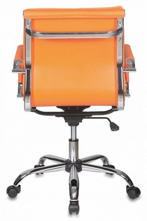 Кресло руководителя Бюрократ CH-993-LOW/ORANGE оранжевый в Сысерти - sysert.mebel-74.com | фото