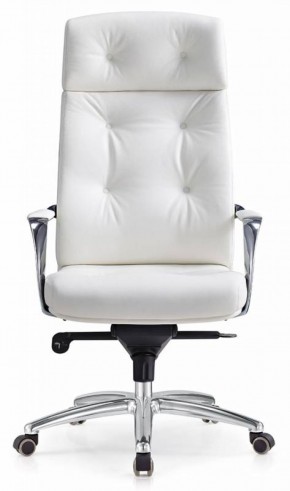 Кресло руководителя Бюрократ _DAO/WHITE белый в Сысерти - sysert.mebel-74.com | фото