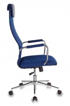 Кресло руководителя Бюрократ KB-9N/DB/TW-10N синий в Сысерти - sysert.mebel-74.com | фото