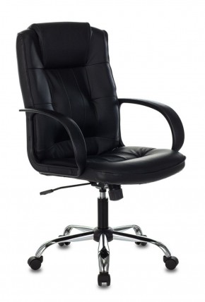 Кресло руководителя Бюрократ T-800N/BLACK черный в Сысерти - sysert.mebel-74.com | фото