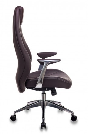 Кресло руководителя Бюрократ _ZEN/BROWN коричневый в Сысерти - sysert.mebel-74.com | фото