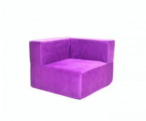 Кресло-угловое-модуль бескаркасное Тетрис 30 (Фиолетовый) в Сысерти - sysert.mebel-74.com | фото
