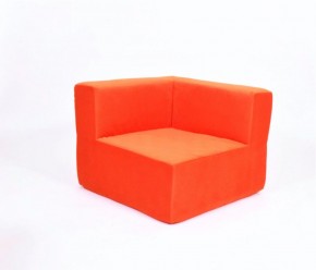Кресло-угловое-модуль бескаркасное Тетрис 30 (Оранжевый) в Сысерти - sysert.mebel-74.com | фото