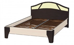 ВЕРОНА Кровать 1400 с основанием (Венге/Анкор светлый) в Сысерти - sysert.mebel-74.com | фото