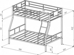 Кровать двухъярусная «Гранада-1» в Сысерти - sysert.mebel-74.com | фото