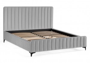 Кровать Амелия 160х200 без ПМ светло-серая в Сысерти - sysert.mebel-74.com | фото