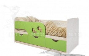 Кровать детская Минима Лего 1.86 (крем/дуб атланта) в Сысерти - sysert.mebel-74.com | фото