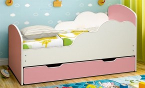 Кровать детская Облака №1 (700*1400) ЛДСП в Сысерти - sysert.mebel-74.com | фото