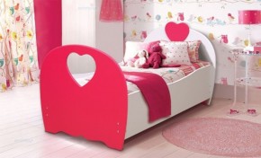 Кровать детская Сердце (800*1600) МДФ матовый в Сысерти - sysert.mebel-74.com | фото