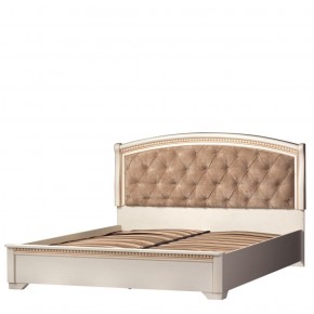 Кровать двойная №805 Парма кремовый белый (1600) в Сысерти - sysert.mebel-74.com | фото