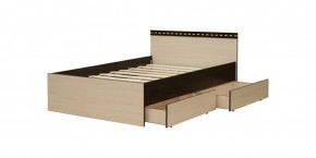 Кровать двойная Ольга-13 + 2-а выкатных ящика (1600) в Сысерти - sysert.mebel-74.com | фото