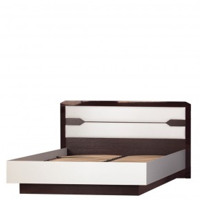 Кровать двойная с ПМ и мягким изголовьем №316 Ронда (1600) в Сысерти - sysert.mebel-74.com | фото
