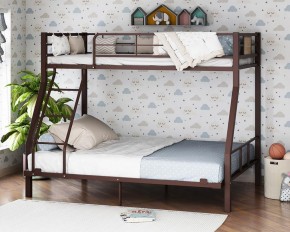 Кровать двухъярусная "Гранада-1 140" Коричневый в Сысерти - sysert.mebel-74.com | фото