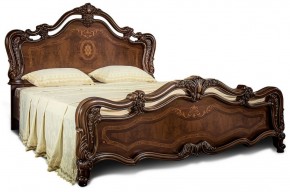 Кровать двуспальная "Илона" без мягкого изголовья (1600) караваджо в Сысерти - sysert.mebel-74.com | фото