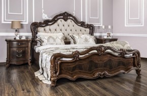 Кровать двуспальная "Илона" с мягким изголовьем (1800) караваджо в Сысерти - sysert.mebel-74.com | фото