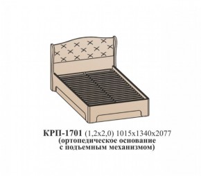 Кровать ЭЙМИ с подъемным механизмом КРП-1701 (1200х2000) Венге/патина серебро в Сысерти - sysert.mebel-74.com | фото