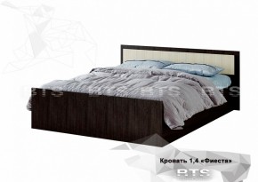 Кровать Фиеста 1400 LIGHT + Проложки LIGHT 1400 ДСП (Венге/Лоредо) в Сысерти - sysert.mebel-74.com | фото