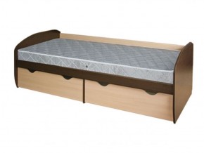 Кровать КД-1.8 с ящиком (Венге/Дуб молочный) в Сысерти - sysert.mebel-74.com | фото
