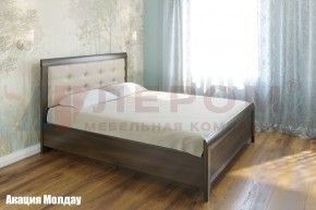 Кровать КР-1034 с мягким изголовьем в Сысерти - sysert.mebel-74.com | фото
