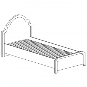 Кровать одинарная №414 Прованс в Сысерти - sysert.mebel-74.com | фото