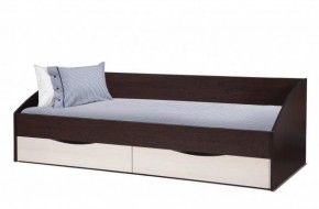Кровать одинарная "Фея - 3" симметричная New (2000Х900) венге/вудлайн кремовый в Сысерти - sysert.mebel-74.com | фото
