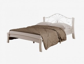 Кровать "Фортуна 4 ЛАЙТ" Белая (1600*2000) (ножки-белые) с коваными элементами в Сысерти - sysert.mebel-74.com | фото