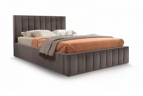 Кровать "Вена" 1400 СТАНДАРТ Вариант 3 Мора коричневый + бельевой ящик с кроватным основанием и подъемным механизмом в Сысерти - sysert.mebel-74.com | фото