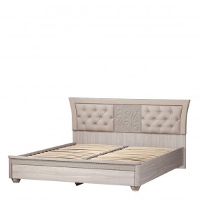 Кровать с мягким изголовьем №200 "Лючия" (1800) Дуб оксфорд серый в Сысерти - sysert.mebel-74.com | фото