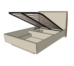 Кровать с основанием с ПМ и местом для хранения (1400) в Сысерти - sysert.mebel-74.com | фото