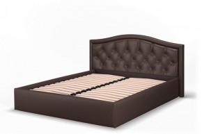 Кровать Стелла 1200*2000 NEO 10 (темно-коричневый) в Сысерти - sysert.mebel-74.com | фото